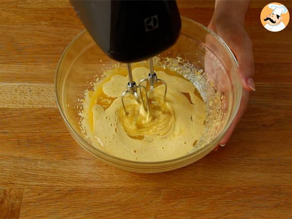 Pastel mágico de chocolate - Preparación paso 1