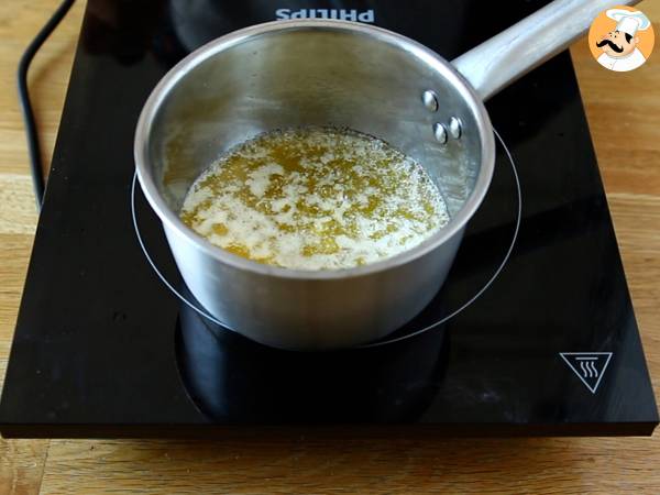 Financiers caseros de almendra - Preparación paso 1