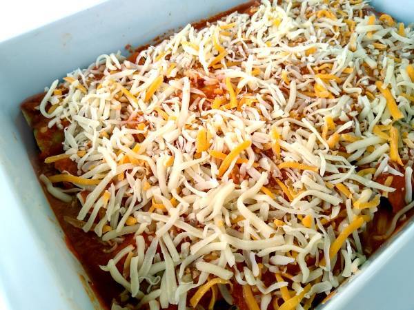 Canelones de carne picada y espinacas - Preparación paso 17