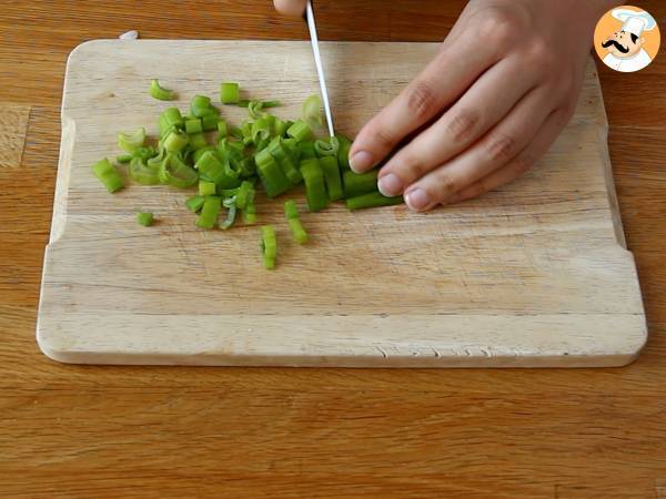 Brochetas Yakitori de ternera con queso - Preparación paso 1