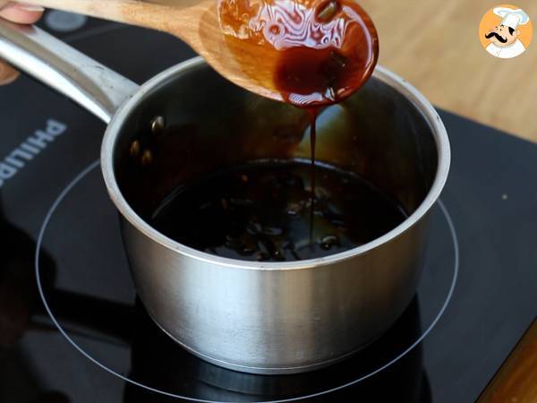 Brochetas Yakitori de ternera con queso - Preparación paso 3