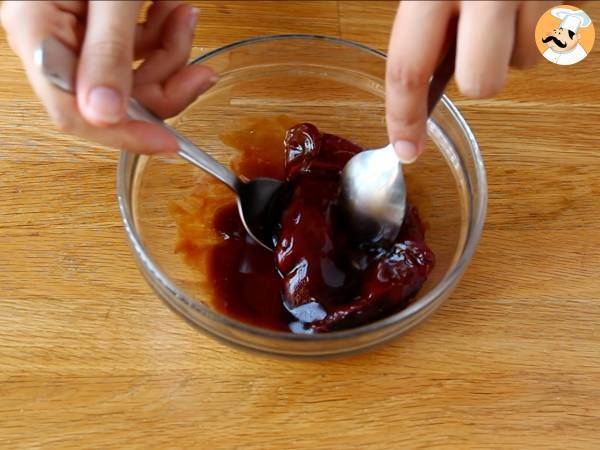 Brochetas Yakitori de ternera con queso - Preparación paso 4