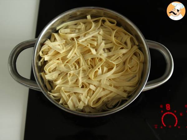 Pasta con feta y tomate cherry - Baked feta pasta - Preparación paso 5