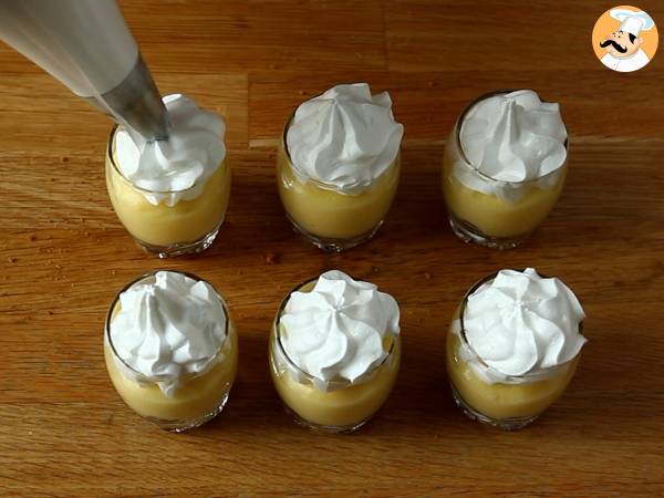 Vasitos de tarta de limón y merengue - Preparación paso 8