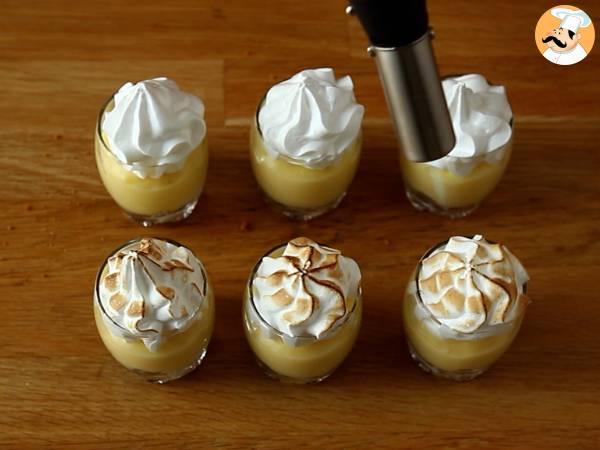 Vasitos de tarta de limón y merengue - Preparación paso 9