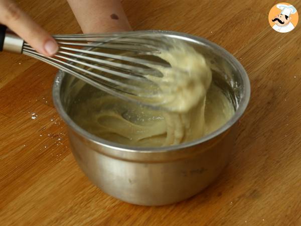 Financiers con chocolate – Ojos de tigre - Preparación paso 3