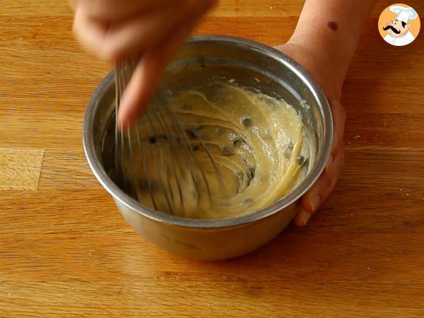 Financiers con chocolate – Ojos de tigre - Preparación paso 4