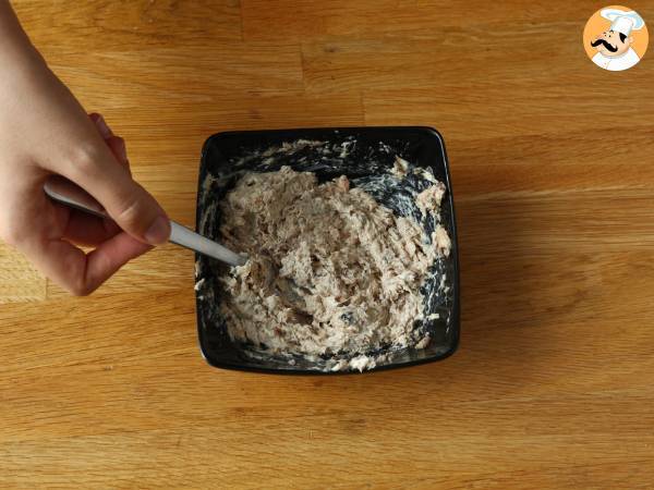 Rollitos de calabacín y sardinas - Preparación paso 2