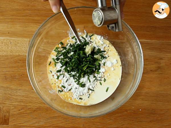 Terrina de calabacín y salmón ahumado - Preparación paso 3