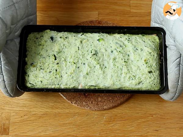 Terrina de calabacín y salmón ahumado - Preparación paso 7