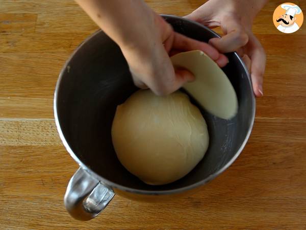 Brioche trenzado de 8 hebras - Preparación paso 4