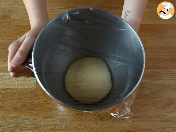 Brioche trenzado de 8 hebras - Preparación paso 5