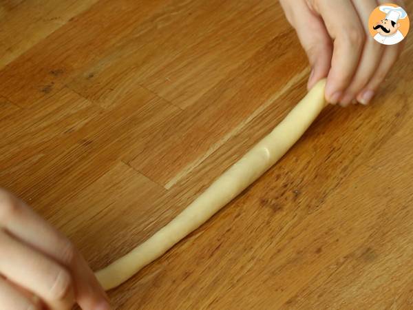 Brioche trenzado de 8 hebras - Preparación paso 6