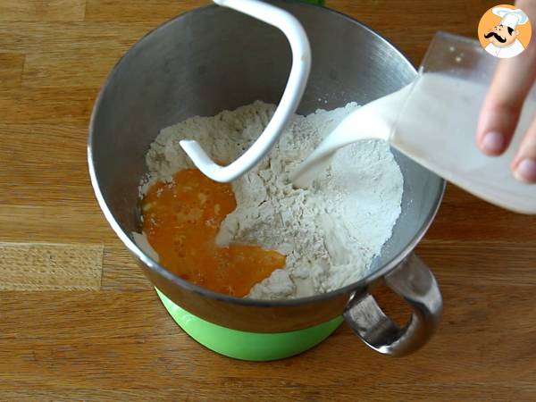Brioche Vendéenne: El auténtico brioche trenzado - Preparación paso 2