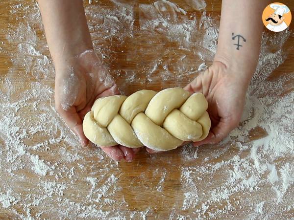 Brioche Vendéenne: El auténtico brioche trenzado - Preparación paso 8