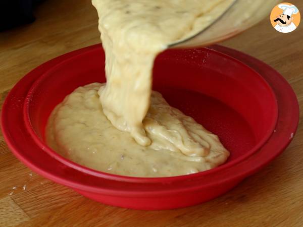 Bizcocho de plátano fácil - Preparación paso 3