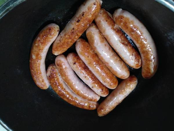 Curry de salchichas - Preparación paso 3