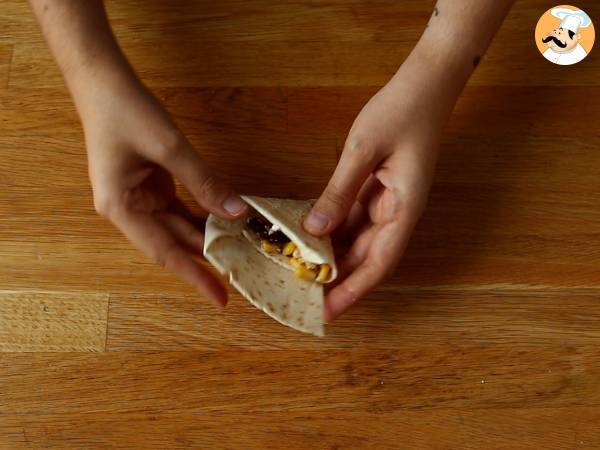 Tacos samosa vegetarianos - Preparación paso 4