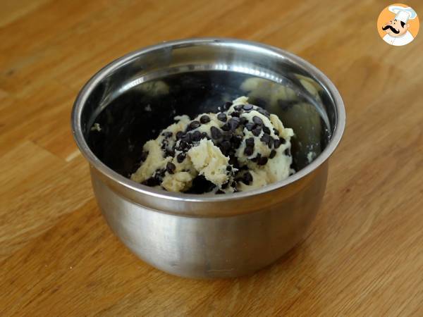 Scones con pepitas de chocolate - Preparación paso 4