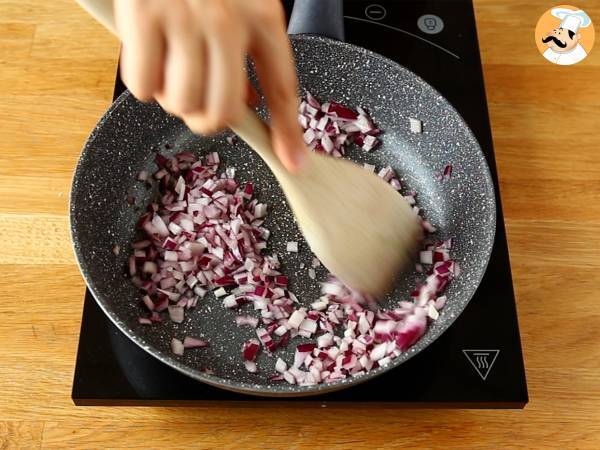 Tacos samosas con carne picada - Preparación paso 1