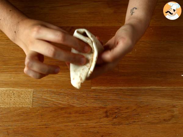 Tacos samosas con carne picada - Preparación paso 6