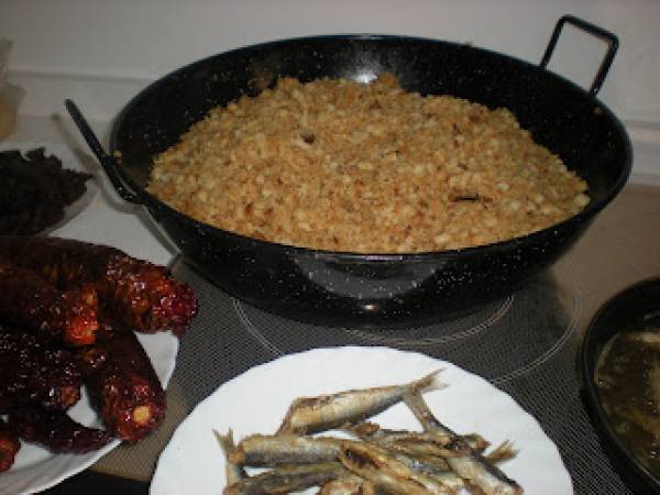 Migas Manchegas (La Mancha Ciudad Real) - Preparación paso 6