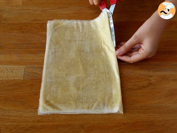 Tarta salada a la italiana con masa filo - Preparación paso 1