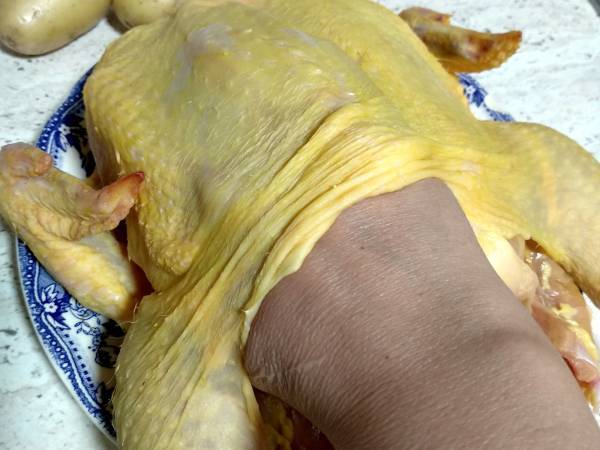 Pollo en olla rápida - Preparación paso 3