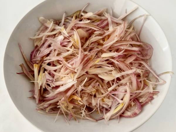 Noodles preparados con mix casero para noodles - Preparación paso 2