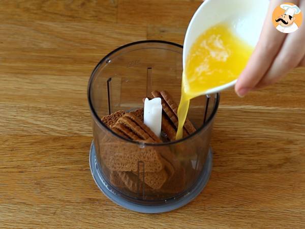 Cheesecakes de galleta speculoos (sin cocción) - Preparación paso 1