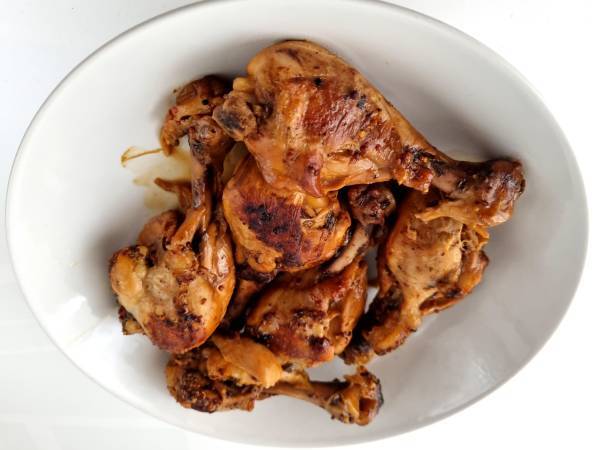 Muslos de pollo al limón con mostaza - Preparación paso 7