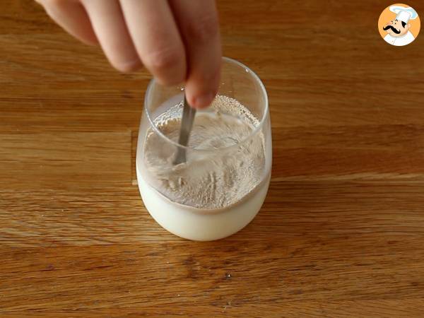 Corazón de brioche para San Valentín, muy tierno y esponjoso - Preparación paso 1