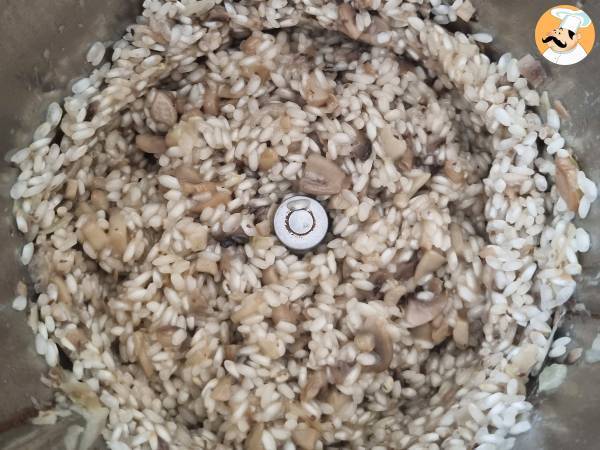 Risotto de setas en Thermomix, receta rápida - Preparación paso 2
