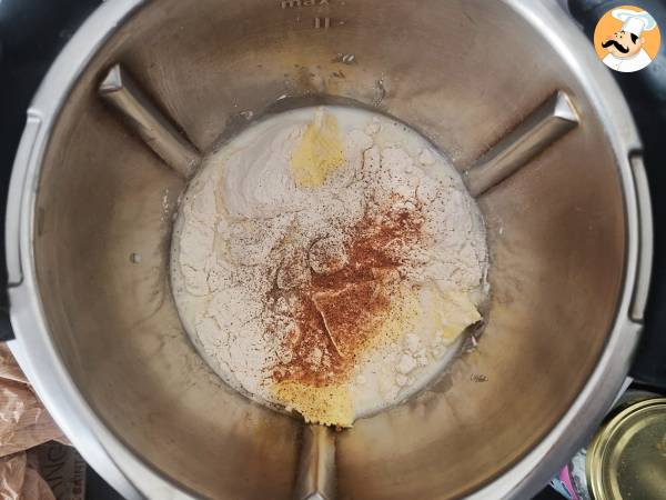 Salsa bechamel muy fácil con Thermomix - Preparación paso 1