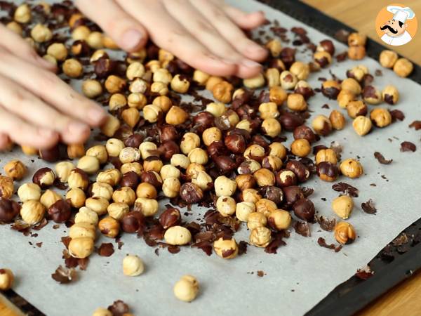 Por fin una crema para untar con sabor a café! Con chocolate y avellanas - Preparación paso 2