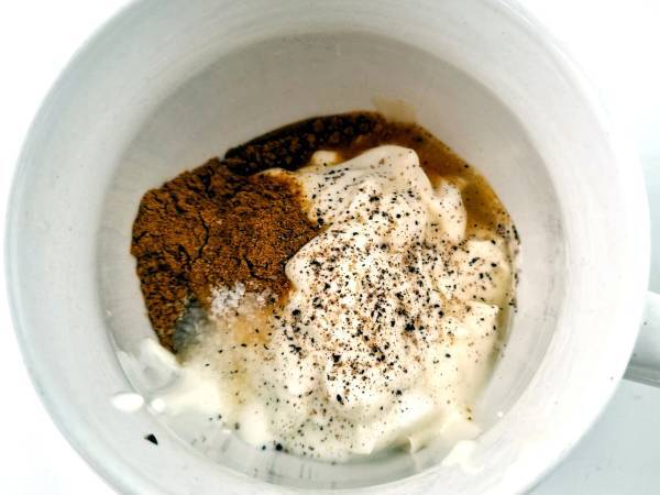 Ensalada de pollo con curry - Preparación paso 2