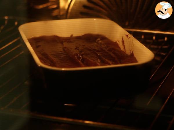 Vasitos de brownie y crema de mascarpone - Preparación paso 2