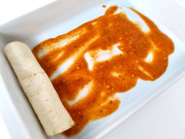 Enchiladas de ternera {Receta mexicana} - Preparación paso 9