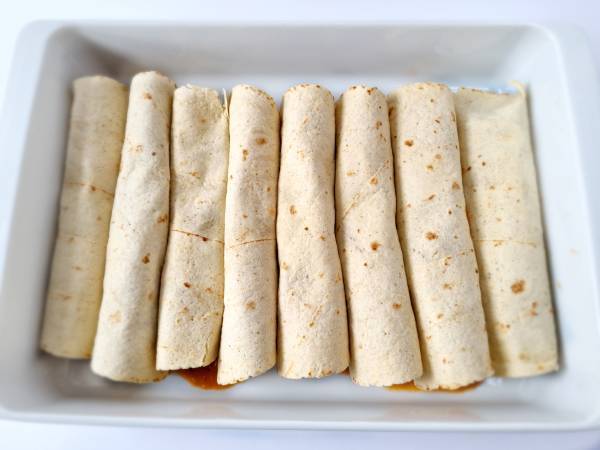 Enchiladas de ternera {Receta mexicana} - Preparación paso 10