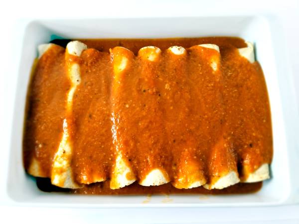 Enchiladas de ternera {Receta mexicana} - Preparación paso 11