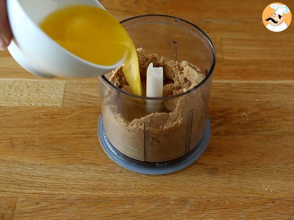 Tartaleta de chocolate y caramelo para Pascua - Preparación paso 1