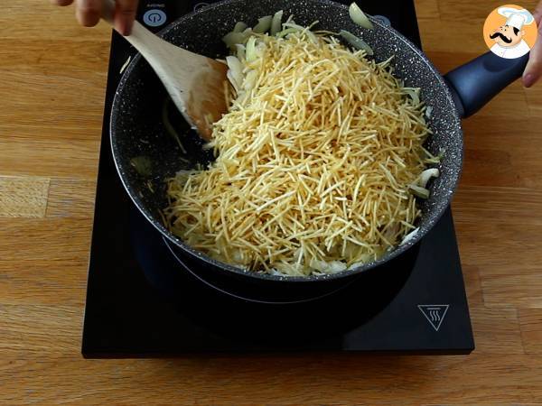 Bacalao dorado o bacalhau à Brás - Preparación paso 5