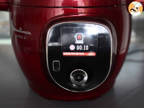 Risotto de setas en robot de cocina Cookeo - Preparación paso 6