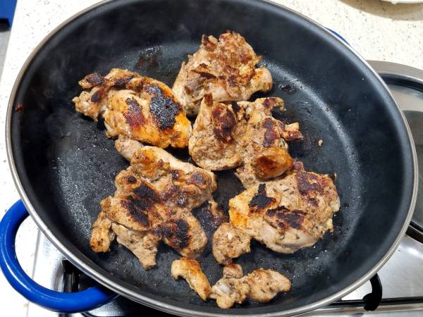 Arroz con pollo Jerk (receta jamaicana) - Preparación paso 6