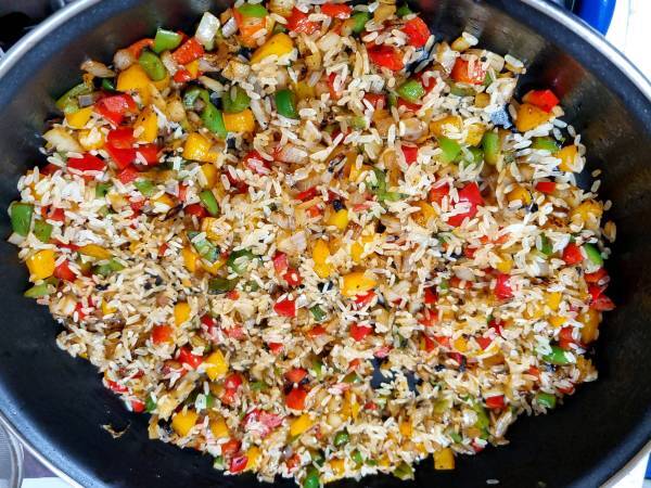 Arroz con pollo Jerk (receta jamaicana) - Preparación paso 8