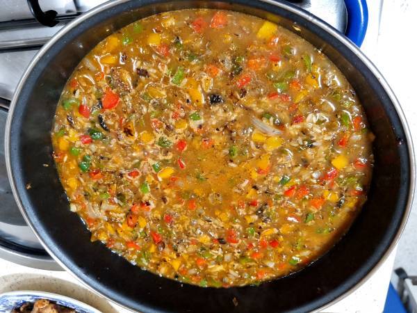 Arroz con pollo Jerk (receta jamaicana) - Preparación paso 9