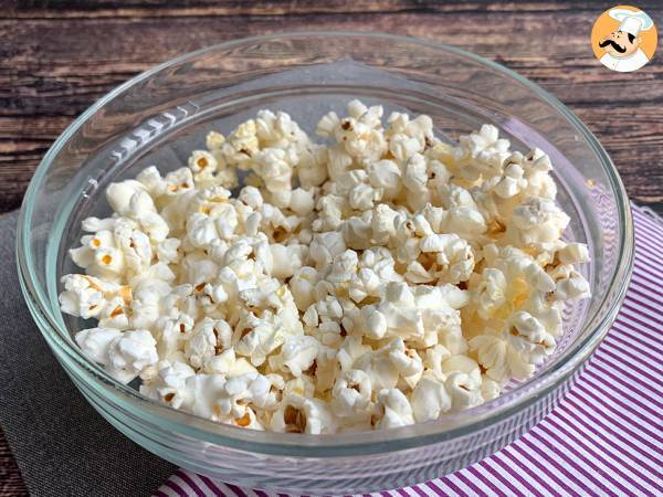 Palomitas de maíz en el microondas (sin aceite) - Preparación paso 3
