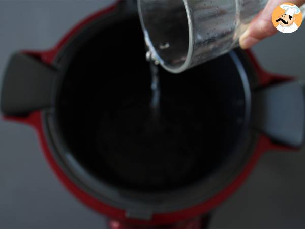 Flan de huevo- robot de cocina cookeo - Preparación paso 1