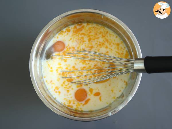 Flan de huevo- robot de cocina cookeo - Preparación paso 2