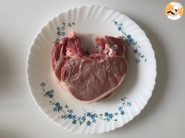 Cómo cocinar una chuleta de cerdo a la plancha o en sartén - Preparación paso 1